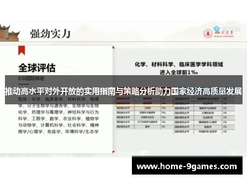 推动高水平对外开放的实用指南与策略分析助力国家经济高质量发展